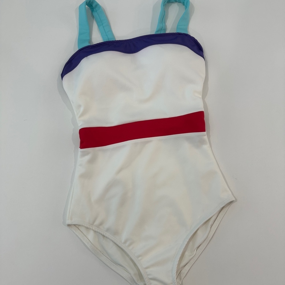 Storets swimsuit, white red and blue. Size small‎ new with tags - Picture 3 of 7